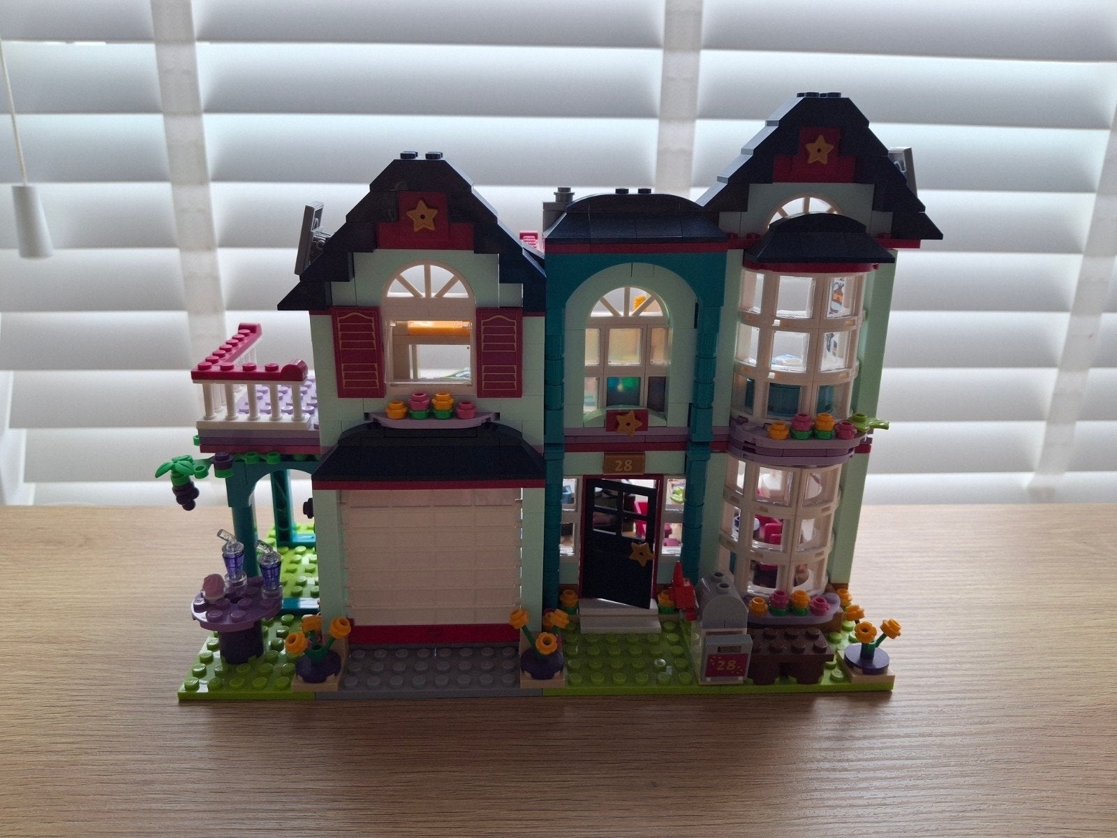 Lego Friends huis + auto, Ophalen, Lego, Friends, Zo goed als nieuw