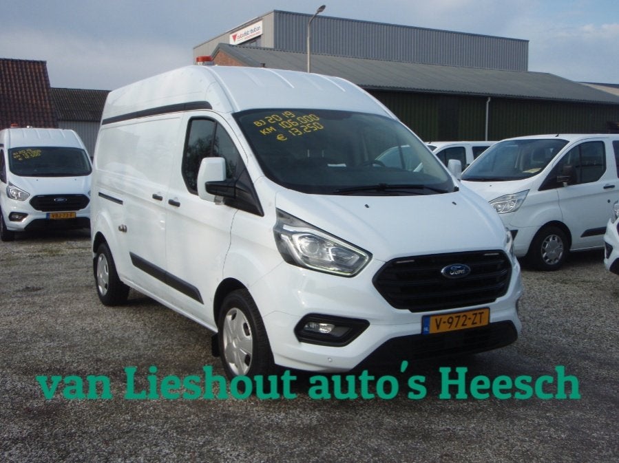 Ford Transit Custom L2H2 Trend zeer nette auto 106352 km 201, Auto's, Bestelauto's, Voorwielaandrijving, Wit, Origineel Nederlands