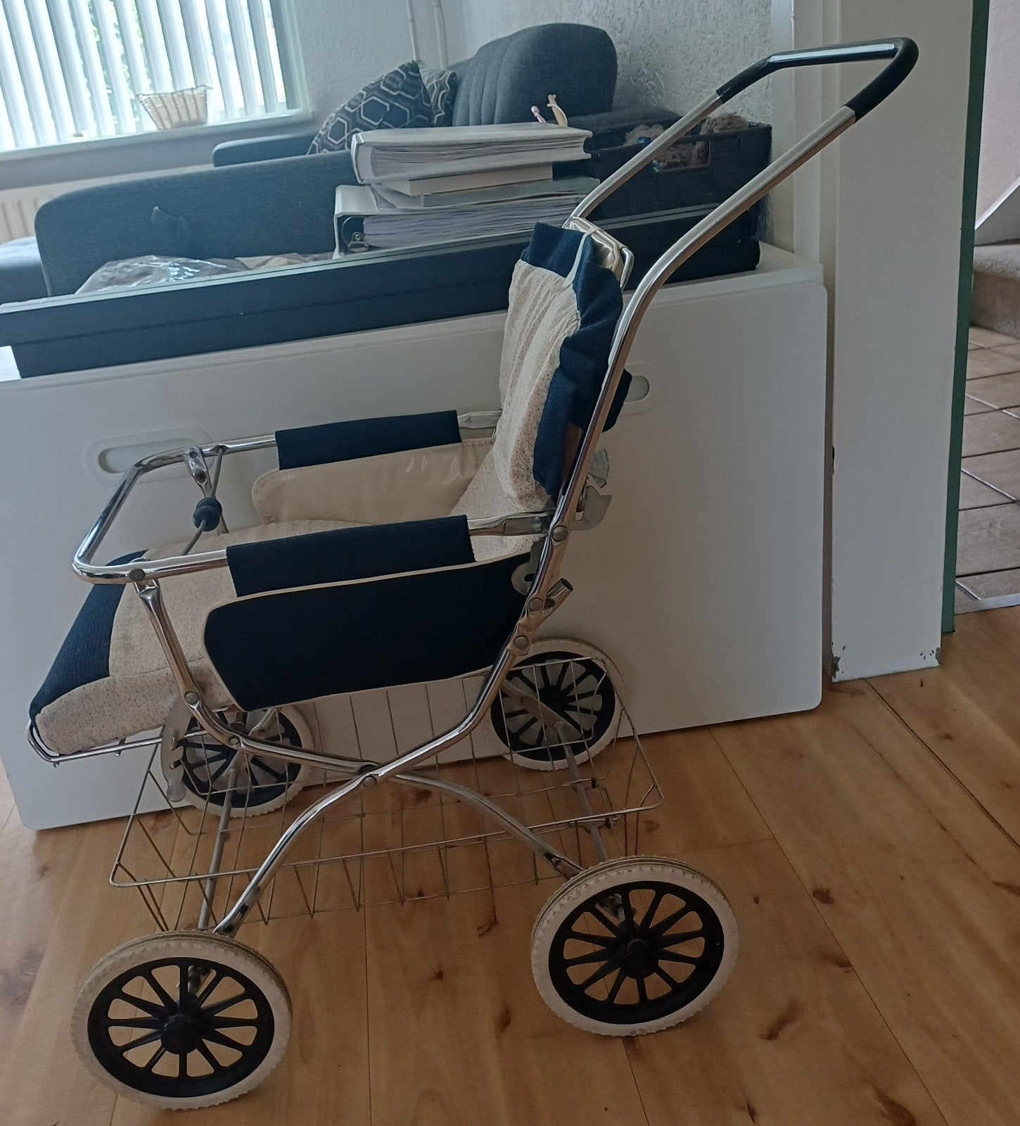 Vintage Bayer Poppenwandelwagen Jaren '80, Ophalen, Gebruikt, Overige typen