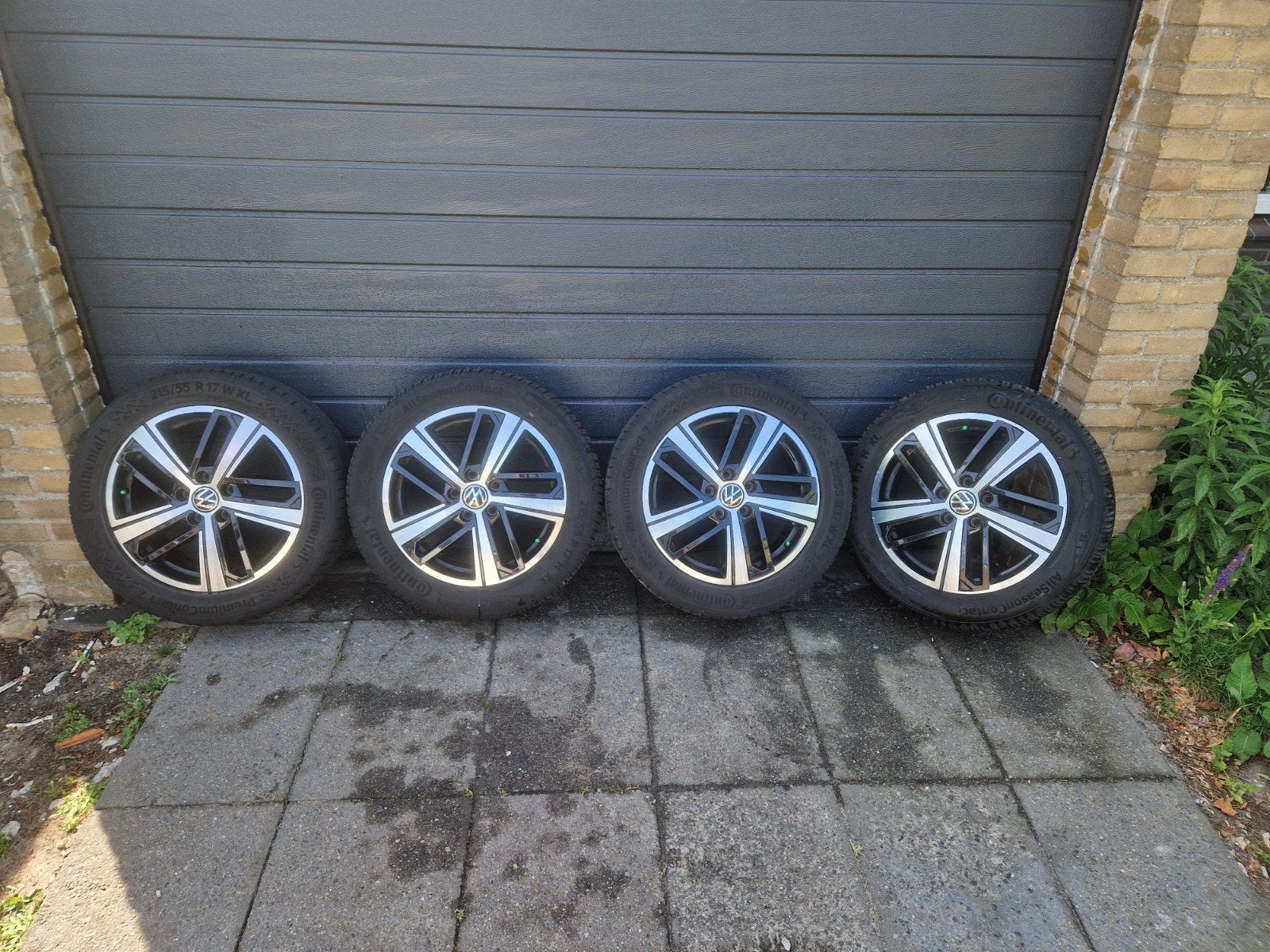17" originele volkswagen caddy velgen+banden, Ophalen