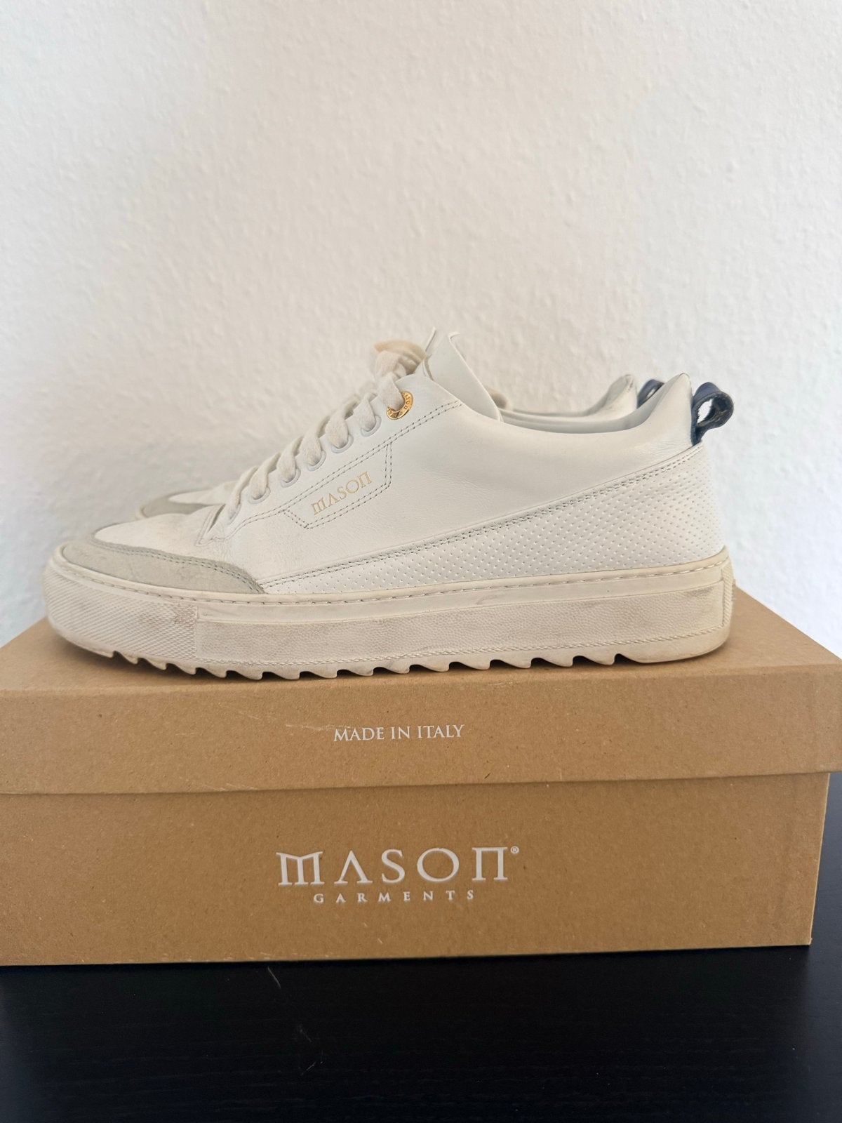 Mason Garments sneakers maat 42, Kleding | Heren, Ophalen of Verzenden, Gedragen, Wit, Sneakers of Gympen