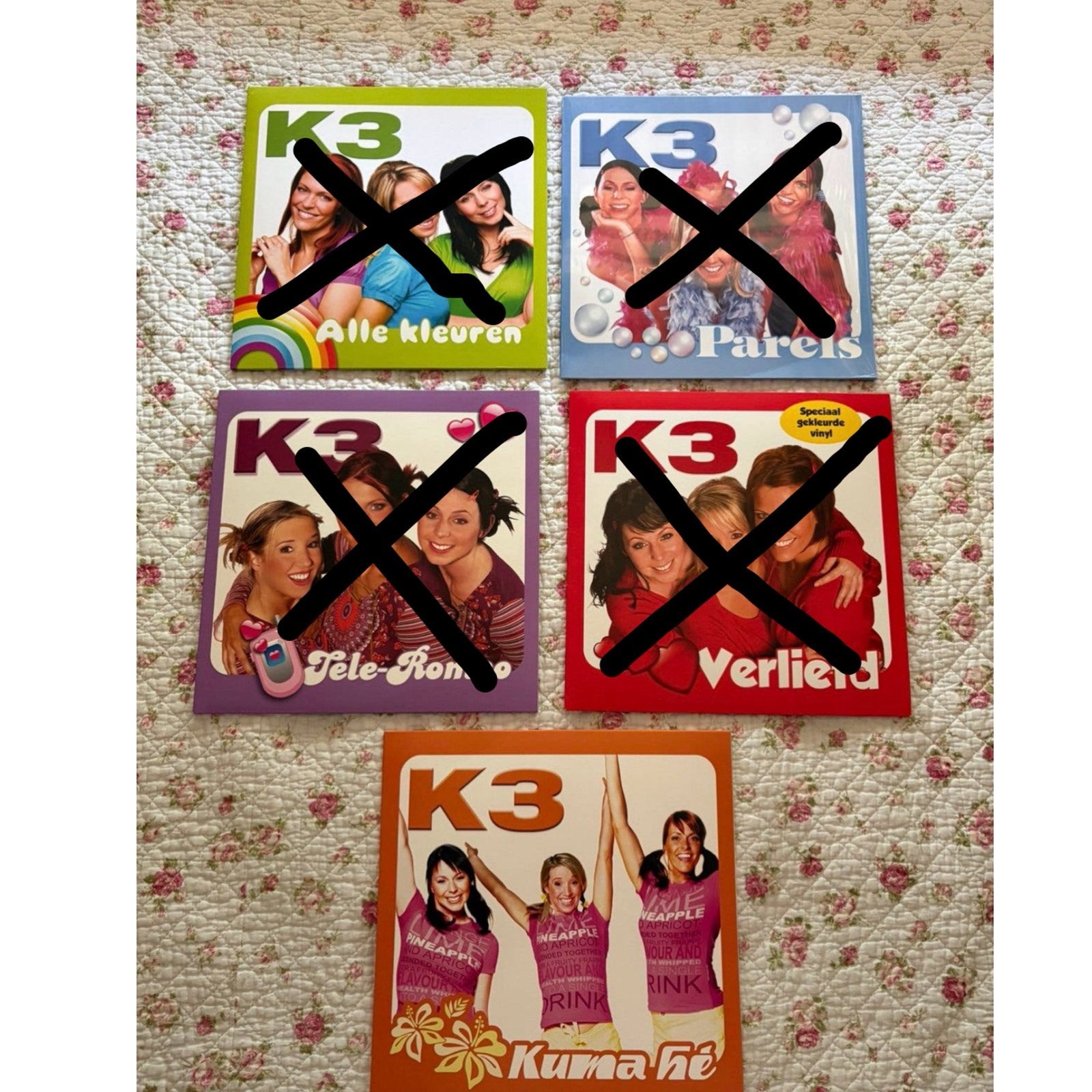 K3 LP Kuma hé, Ophalen, Zo goed als nieuw, LP