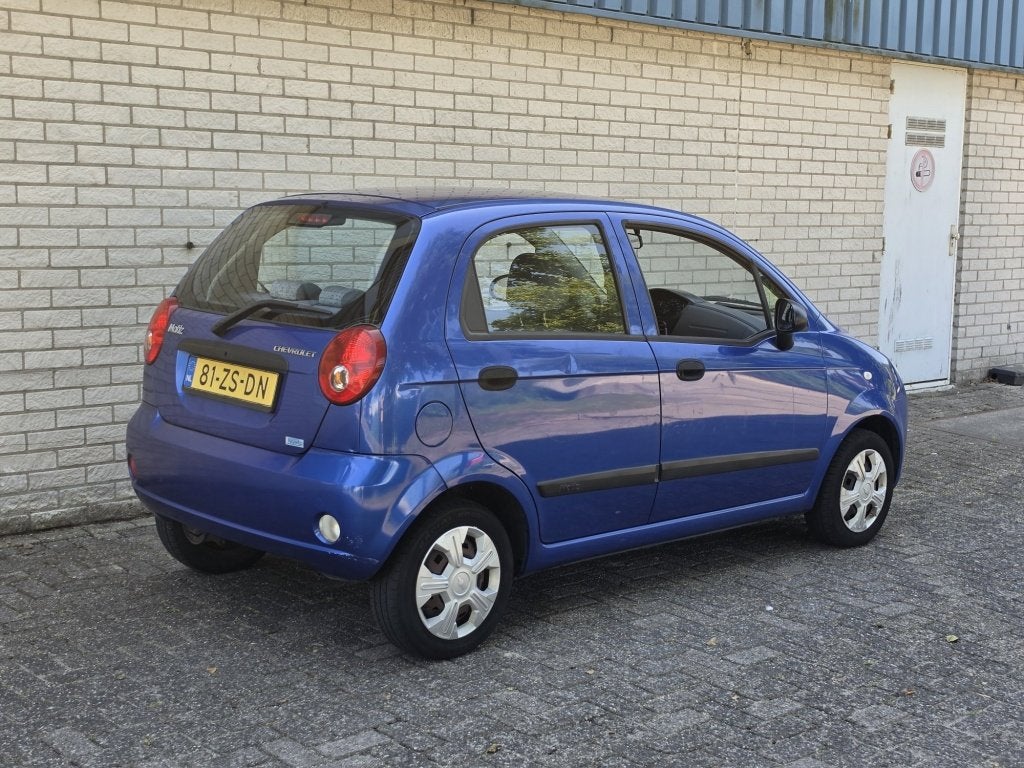 Chevrolet Matiz 0.8 Spirit 5D Elektr. Pakket Lange APK ✅, 450 kg, Matiz, Blauw, Origineel Nederlands