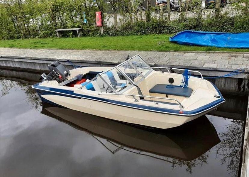 Glastron V184 speedboot met 9.9pk yamaha 4takt en trailer, Watersport en Boten, Speedboten, Gebruikt, Ophalen of Verzenden, Buitenboordmotor