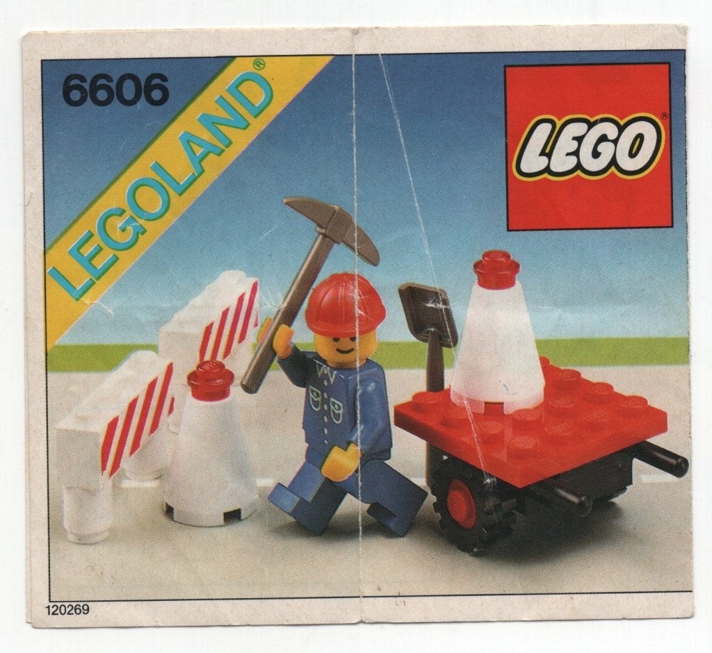 lego 6606-1 lego city, classic city reparatieset voor wegen, Gebruikt, Lego, Ophalen of Verzenden, Complete set