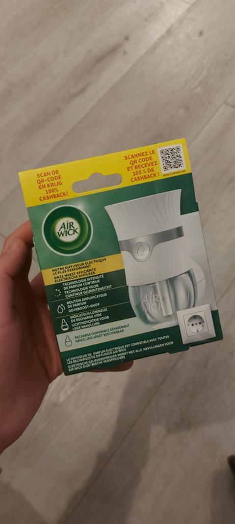 Air Wick elektrische diffuser: Starterskit, Ophalen of Verzenden, Nieuw, Wit