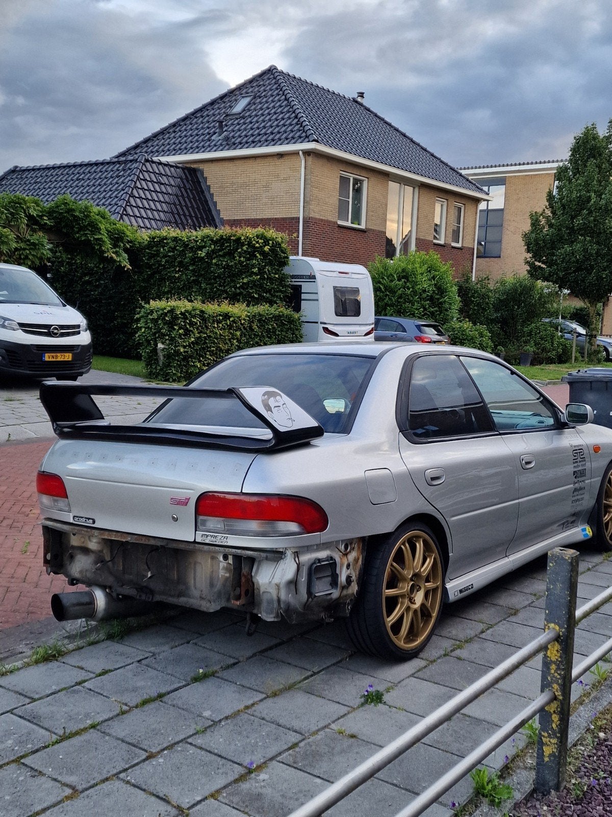 Subaru Impreza GT Turbo spoiler + kofferbak, Ophalen, Gebruikt, Subaru