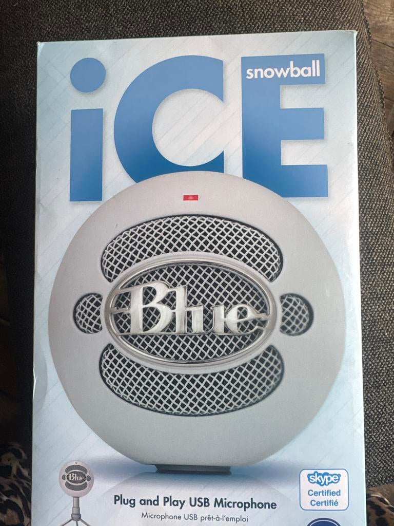 Blue Snowball iCE USB Microfoon - Plug & Play, Ophalen of Verzenden, Nieuw, Studiomicrofoon