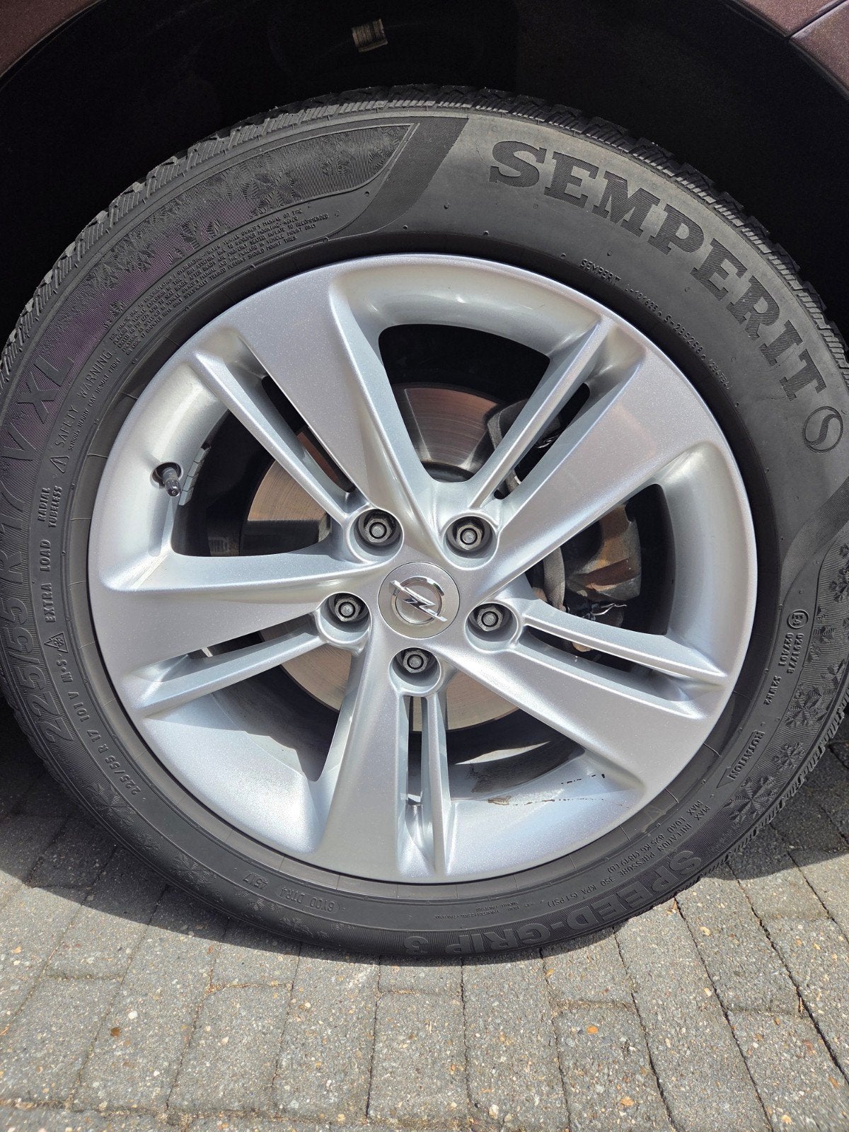 Zeer mooie en origineel Opel winterbanden set, Insignia B, Ophalen, Gebruikt, Banden en Velgen, 17 inch