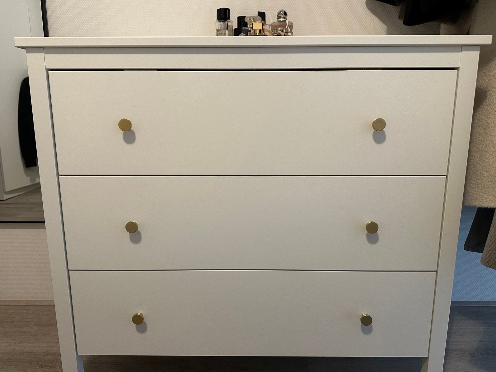 IKEA KOPPANG Ladekast 3 Lades Wit 90x46x83 cm, Huis en Inrichting, Ophalen, 50 tot 100 cm, Zo goed als nieuw, 3 of 4 laden