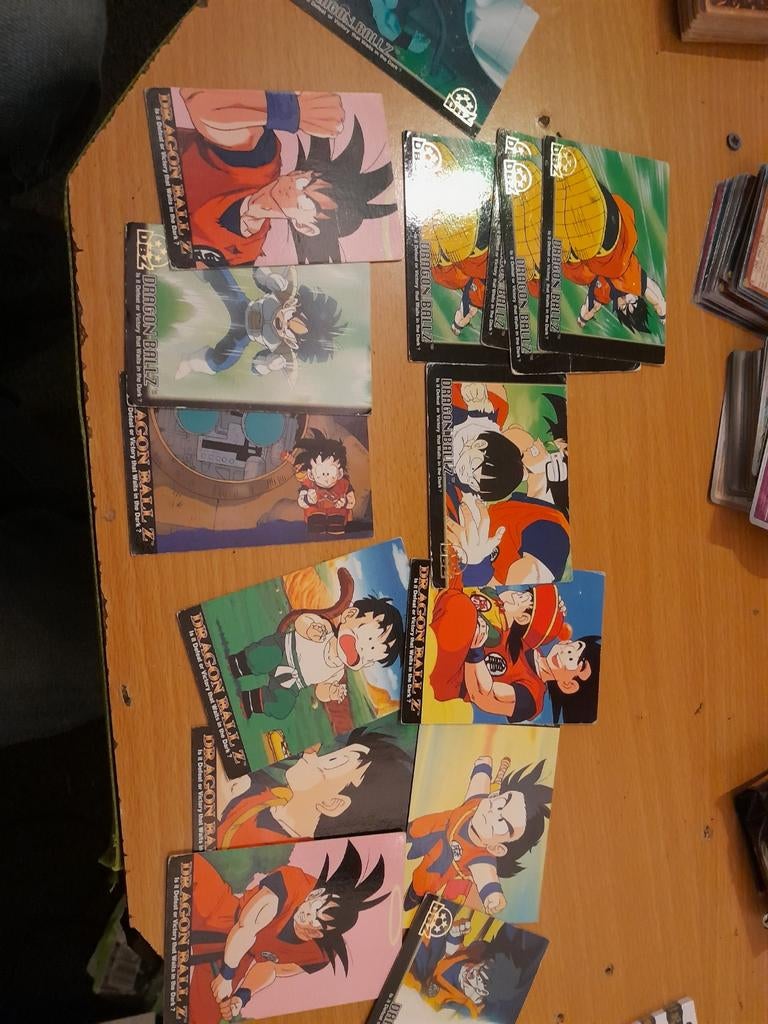 Dragon ball z kaarten 1996 gohan gokou DBZ kaarten, Hobby en Vrije tijd, Verzamelkaartspellen | Overige, Ophalen of Verzenden