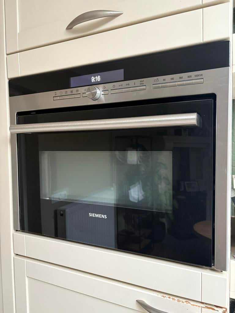 Siemens Inbouw Combi-oven, Witgoed en Apparatuur, Ovens, Ophalen, 45 tot 50 cm, Hete lucht, Siemens