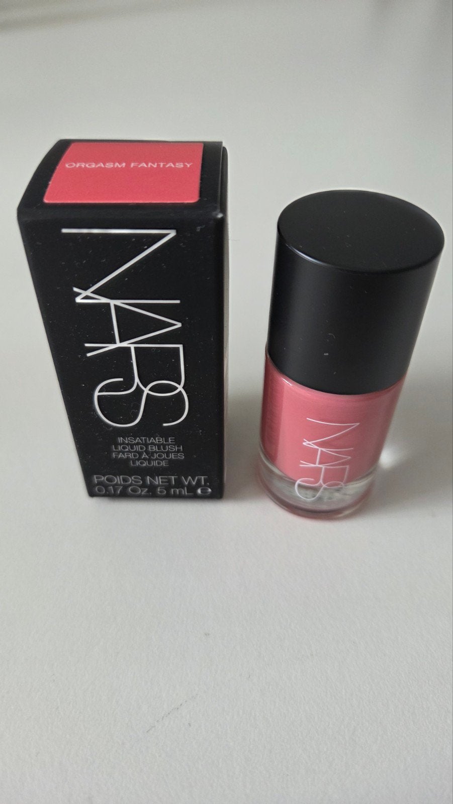 NARS liquid blush ORGASM FANTASY 5ml, Ophalen of Verzenden, Nieuw, Roze, Wangen