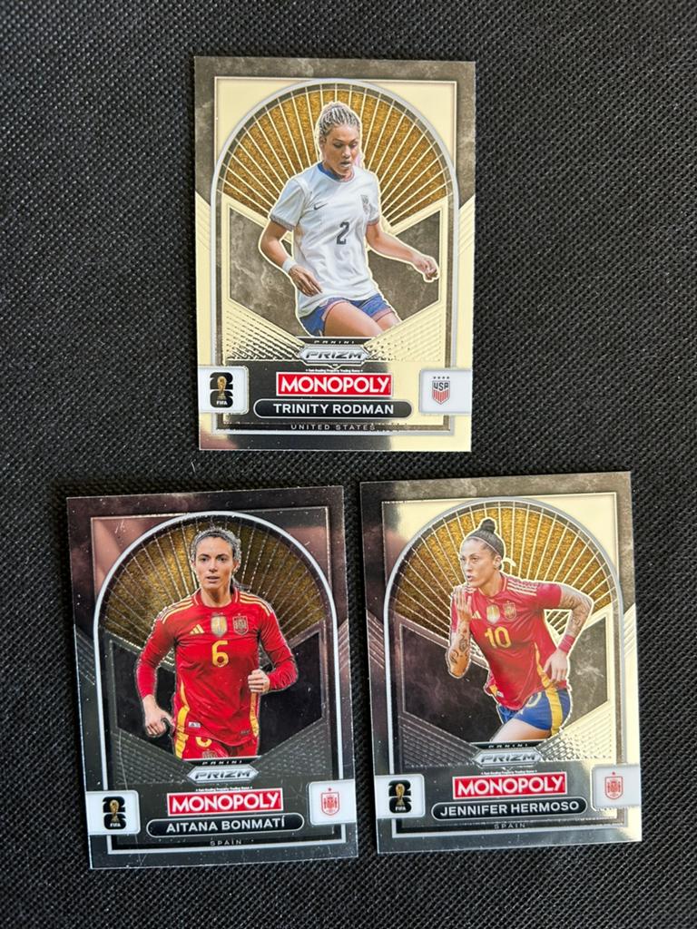 Drie vrouwen Panini Prizm kaartjes, Ophalen of Verzenden, Zo goed als nieuw, Buitenlandse clubs, Poster, Plaatje of Sticker