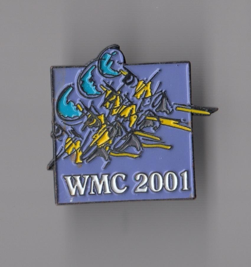 WMC Kerkrade pin 2001, Verzamelen, Gebruikt, Niet vindbaar, Niet vindbaar, Speldje of Pin