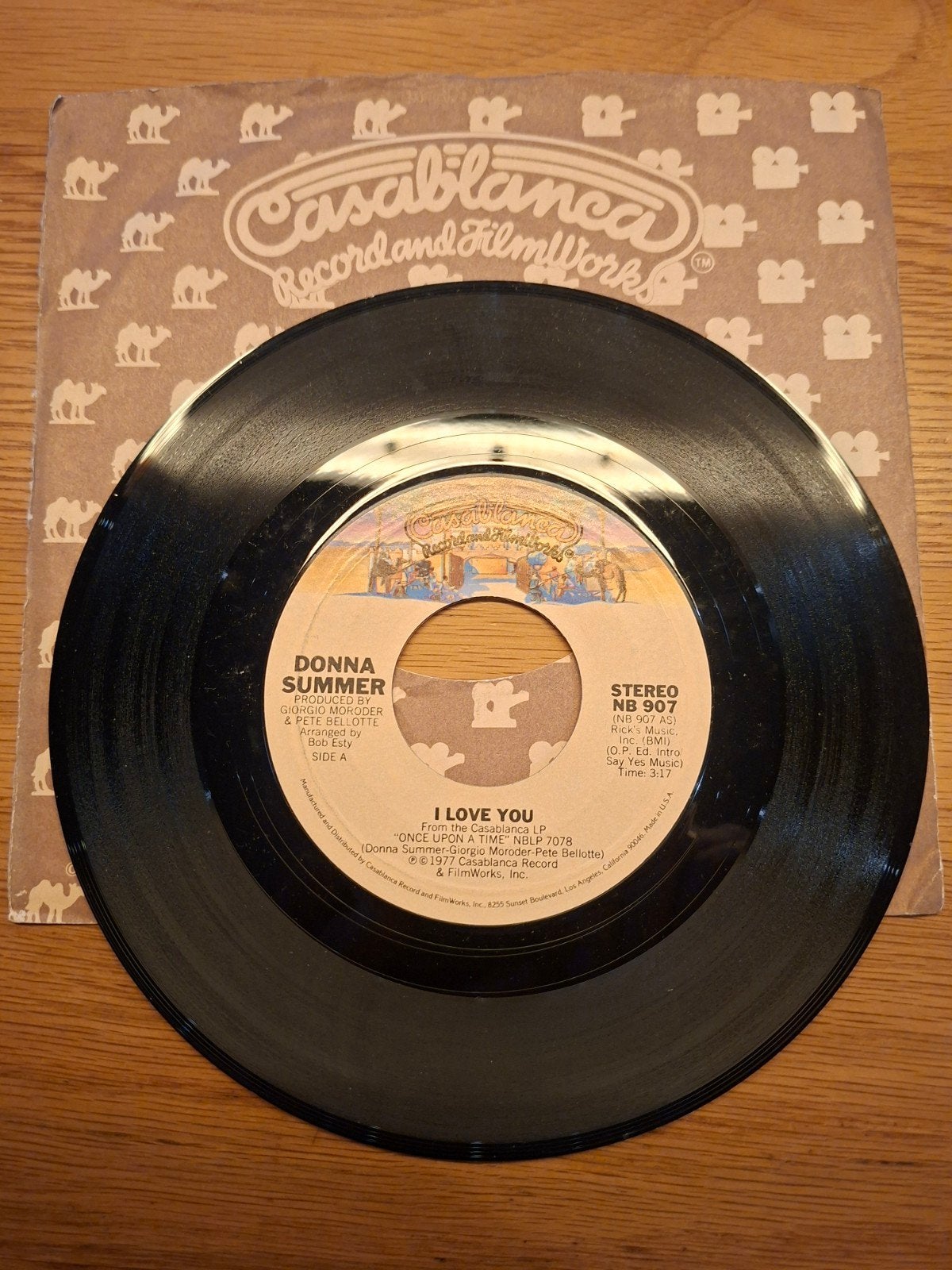 Donna Summer - I Love You (7 inch vinyl single), Gebruikt, 7 inch, Ophalen of Verzenden, Pop