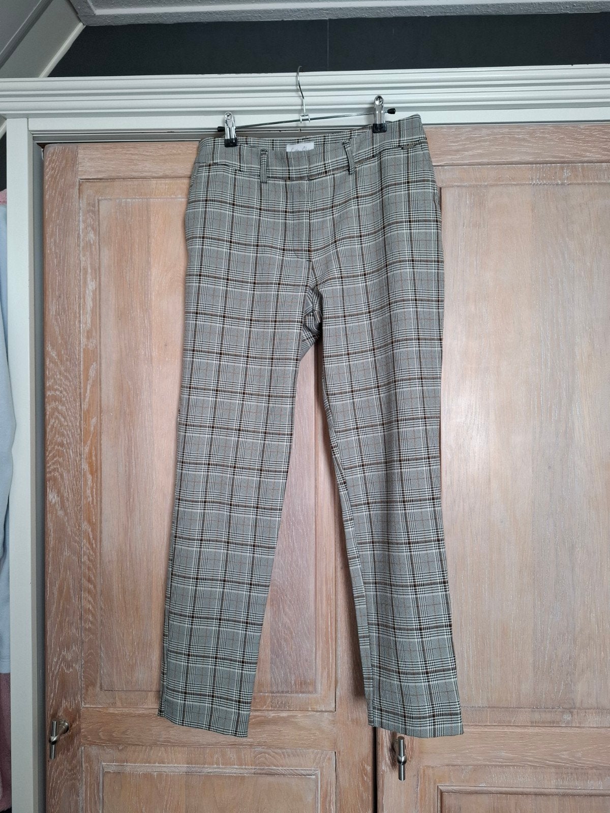 Cotton Club Geruite Broek Maat L, Kleding | Dames, Overige kleuren, Maat 42/44 (L), Ophalen of Verzenden, Zo goed als nieuw