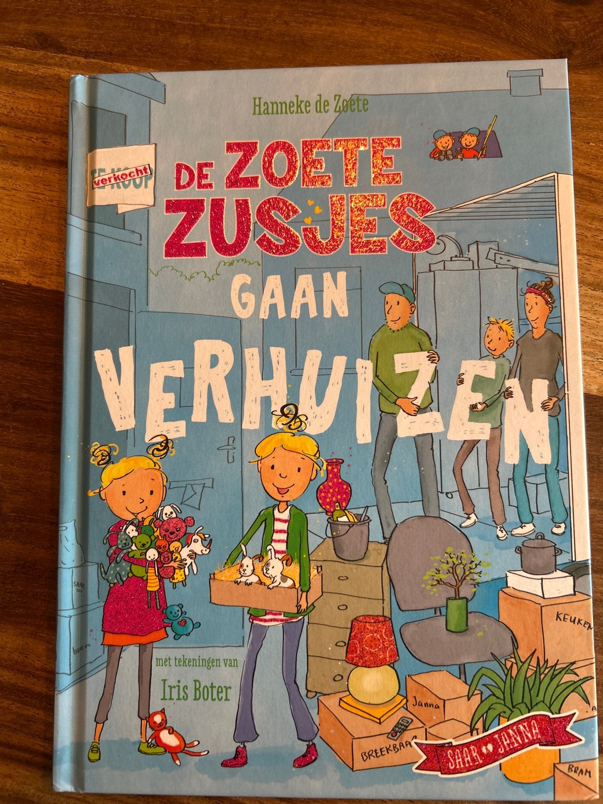 De Zoete Zusjes gaan verhuizen - Hanneke de Zoete, Ophalen of Verzenden, Zo goed als nieuw, Fictie algemeen