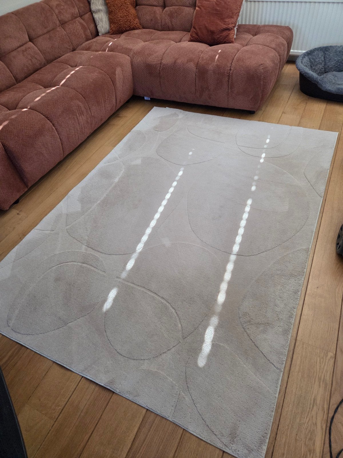 Beige tapijt 160 x 230 cm gratis, Ophalen, Gebruikt