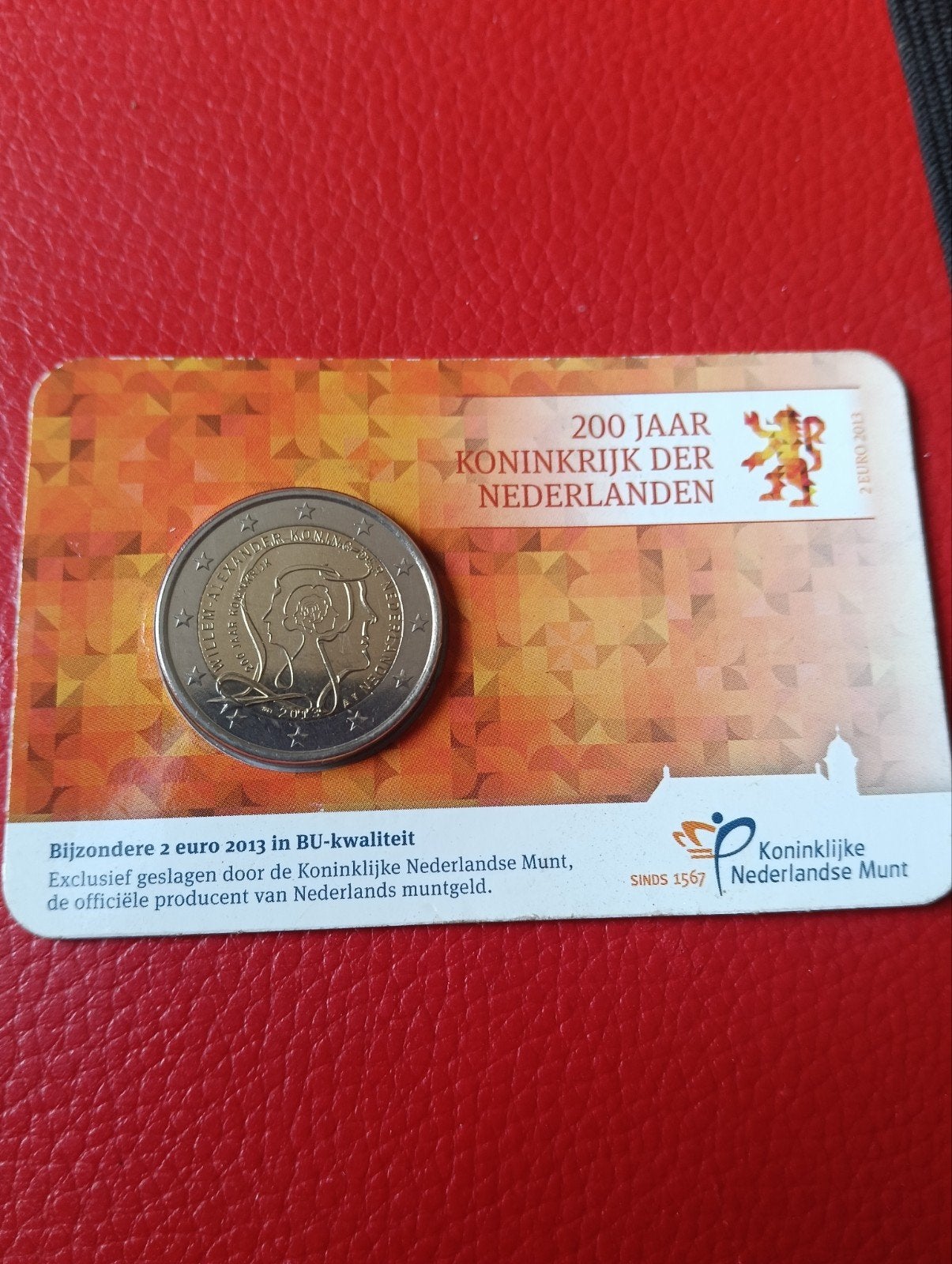 2 Euro 2013 '200 jaar Koninkrijk der Nederlanden, Postzegels en Munten, Munten | Nederland, Ophalen of Verzenden, Koningin Beatrix