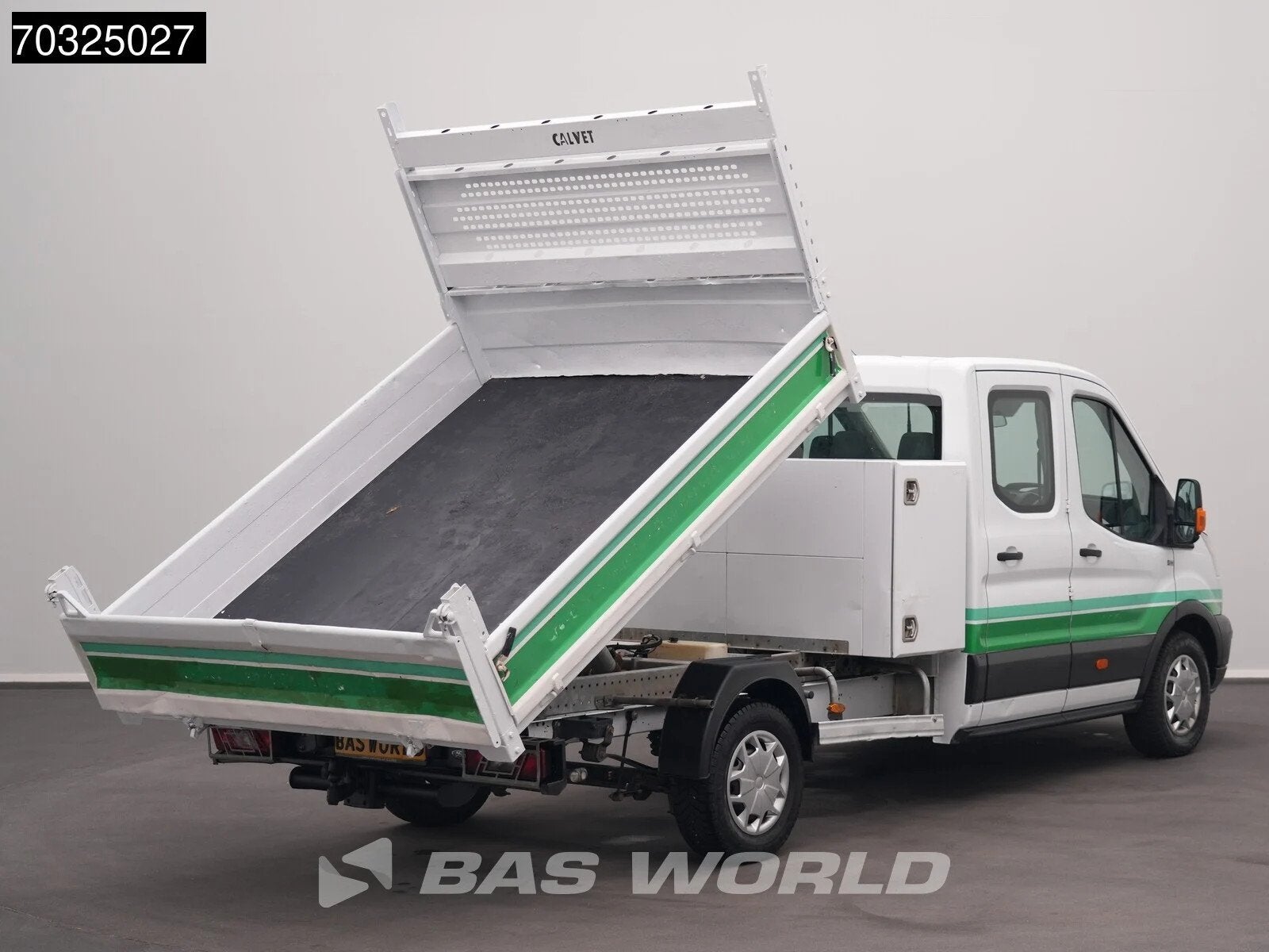 Ford Transit 130pk Dubbel Cabine Kipper Trekhaak Airco Cruis, Stof, Euro 6, 4 cilinders, 2000 kg