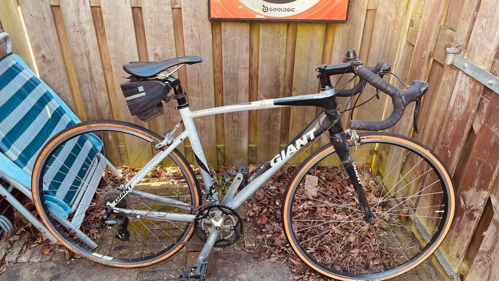 Giant racefiets - Gebruikt-Maat M, Ophalen, 28 inch, Gebruikt, 10 tot 15 versnellingen