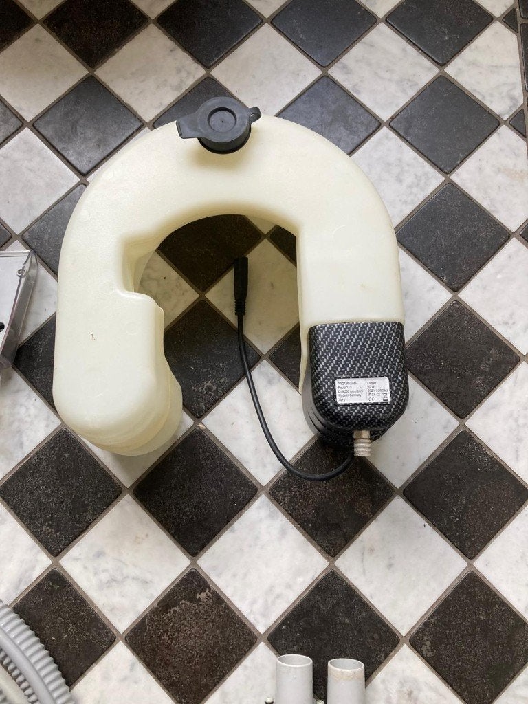 Delphin Flipper/ natreiniger voor DP2002/DPS8, Ophalen, Overige merken, Gebruikt, Waterstofzuiger