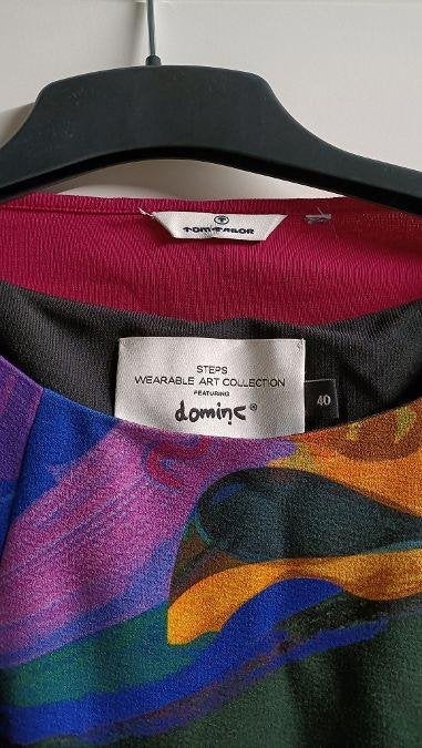 Nieuwe fleurige gevoerde jurk maat 40 met evt. jasje, Kleding | Dames, Meerkleurig, Maat 42/44 (L), Nieuw, Ophalen of Verzenden