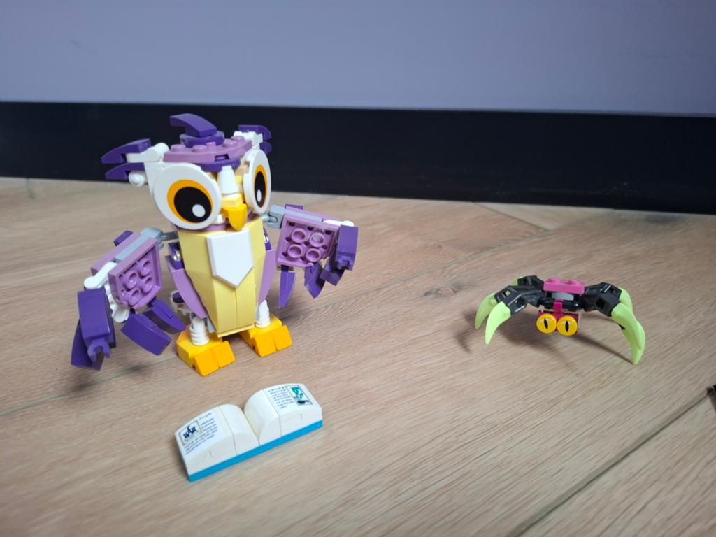 Leuk Lego uiltje en spin - Creator 31125 & Dreamzzz 30636, Gebruikt, Lego, Ophalen of Verzenden, Inclusief instructies