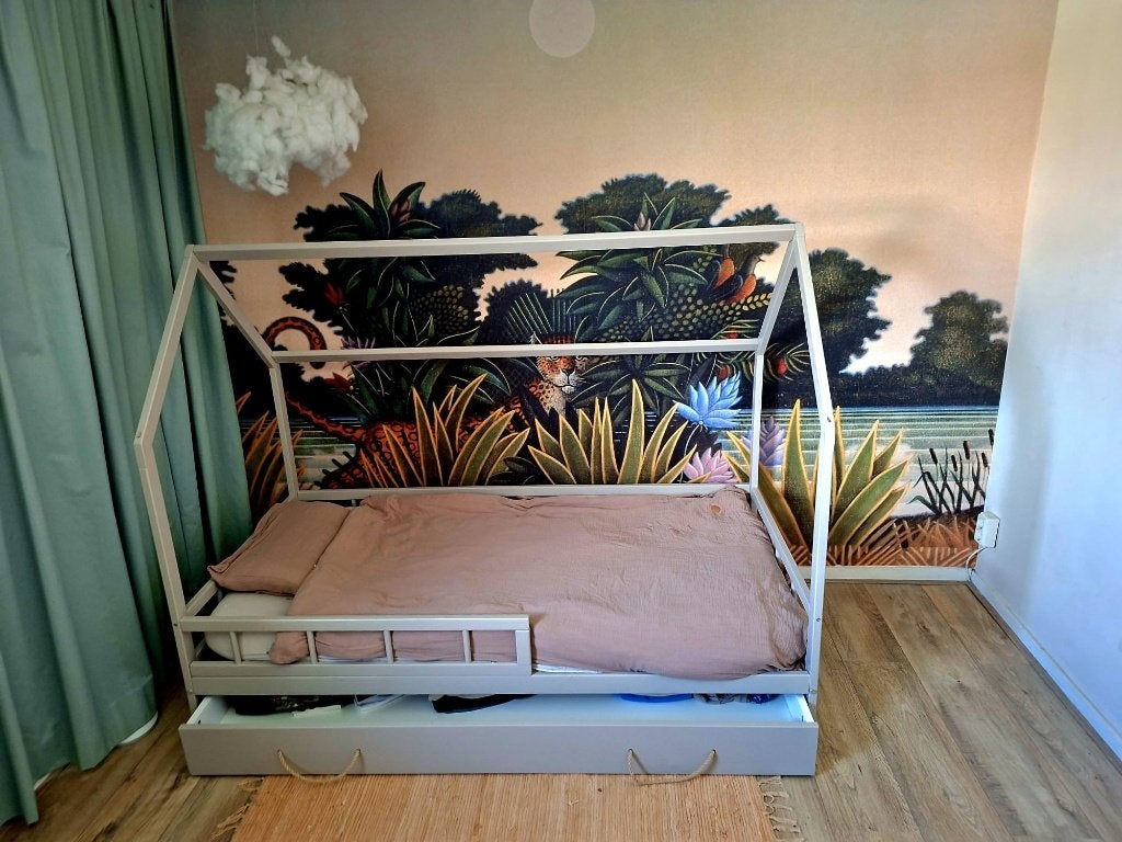 bedhuisje 160x80 incl. Beddengoed.matras etc. i.z.g.st., Kinderen en Baby's, 70 tot 85 cm, 140 tot 160 cm, Zo goed als nieuw, Ophalen
