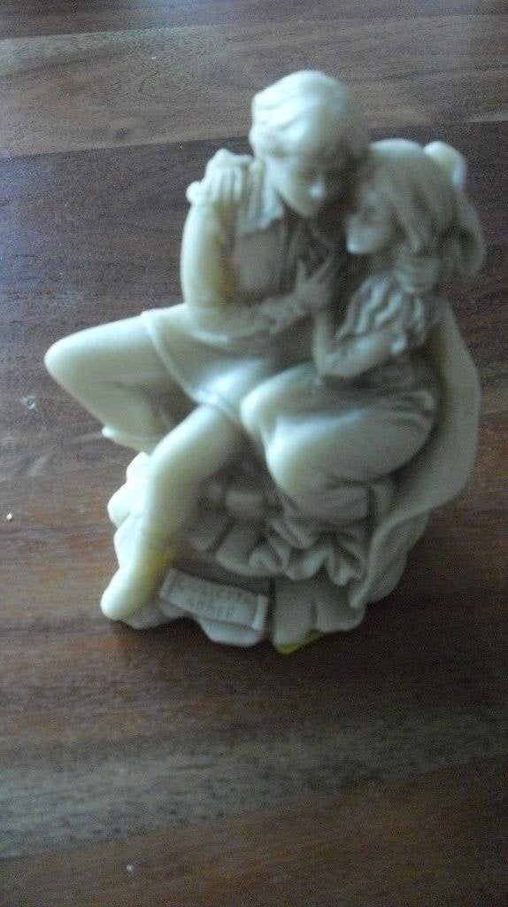 Beeldje Romeo en Julia, Antiek en Kunst, Overige onderwerpen, Minder dan 20 cm, Handgemaakt, Art deco