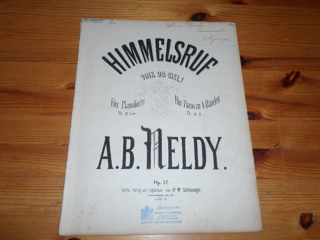 Himmelsruf - a.b. Neldy, Gebruikt, Ophalen of Verzenden, Artiest of Componist, Piano