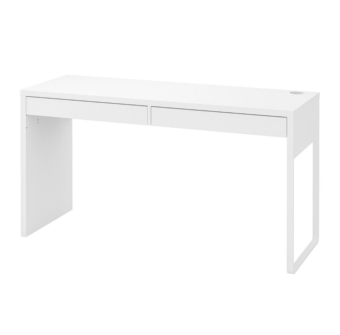 [USED] IKEA white Micke Desk 142x50 cm, Ophalen, Opbergruimte, Gebruikt, Hout