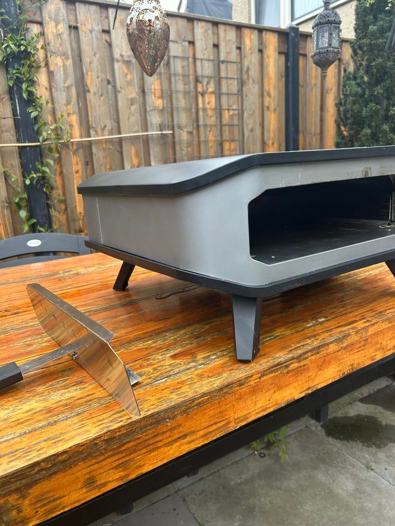 Cozze 17 inch pizzaoven/pizza bbq, gasgrill 8kW, Ophalen, Gebruikt