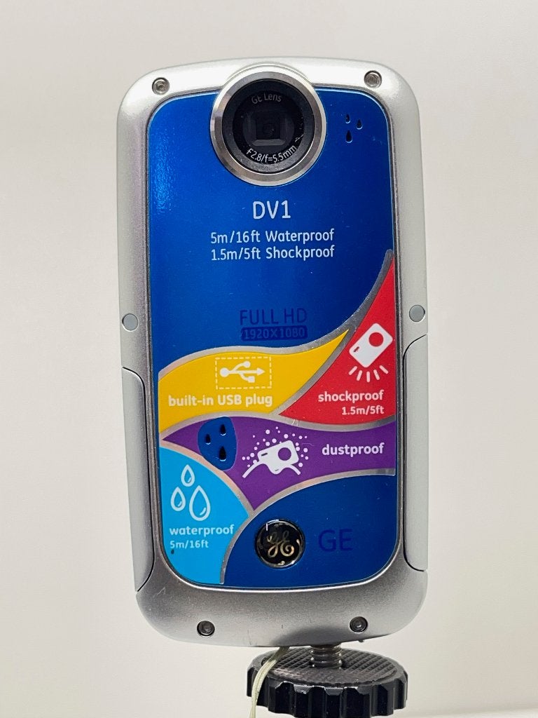 GE DV1 compacte, robuuste kleine digitale videocamera, Overige merken, Full HD, N, Zo goed als nieuw