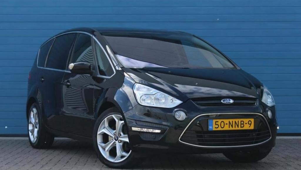Ford S-Max 2.0 automaat 7P ruilen, zie advertentietekst, Euro 5, Stof, Zwart, 4 cilinders