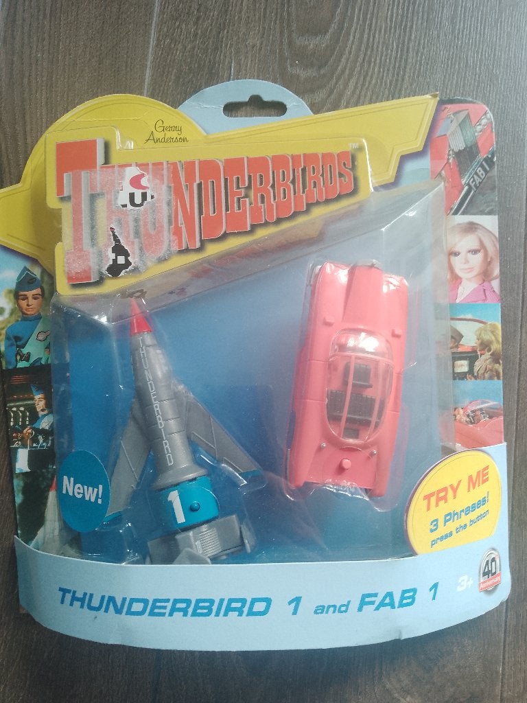 Thunderbirds Vivid TB1 FAB1, Ophalen of Verzenden, Nieuw, Tv, Beeldje, Replica of Model