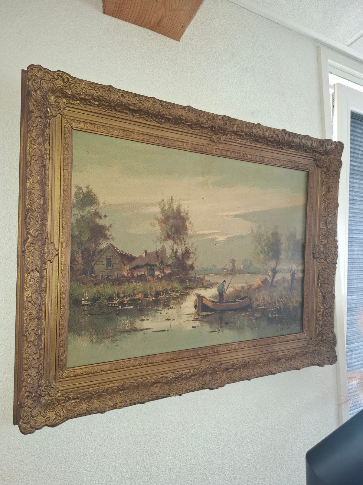 Antiek schilderij, Ophalen of Verzenden