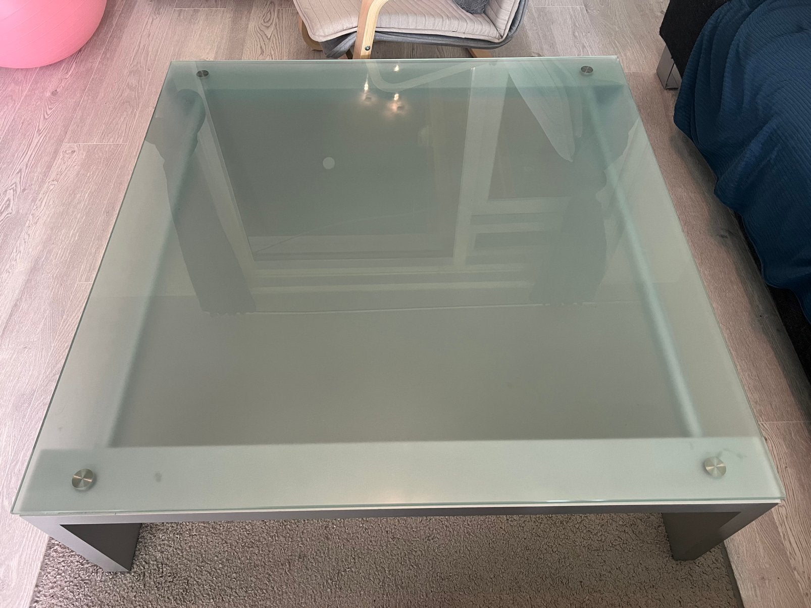 Tafel, Ophalen, 50 tot 100 cm, Zo goed als nieuw, Metaal