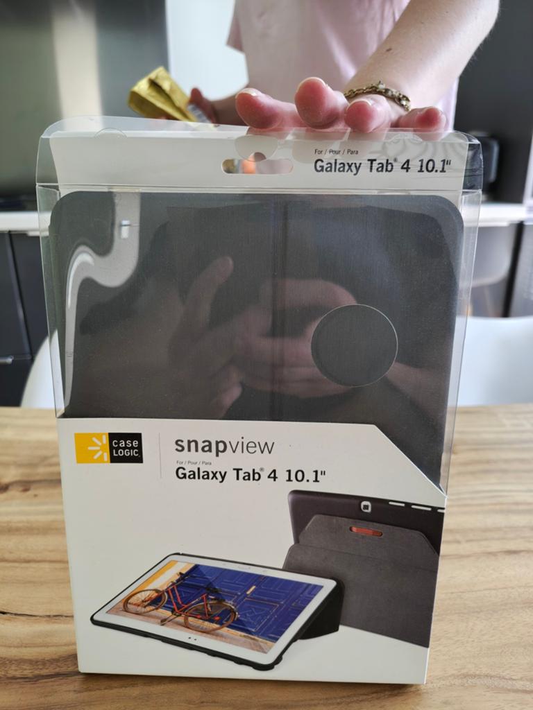 Case Logic Snapview Hoes voor Samsung Galaxy Tab 4 10.1", 10 inch, Samsung Galaxy Tab 4 10.1", Nieuw, Bescherming voor- en achterkant