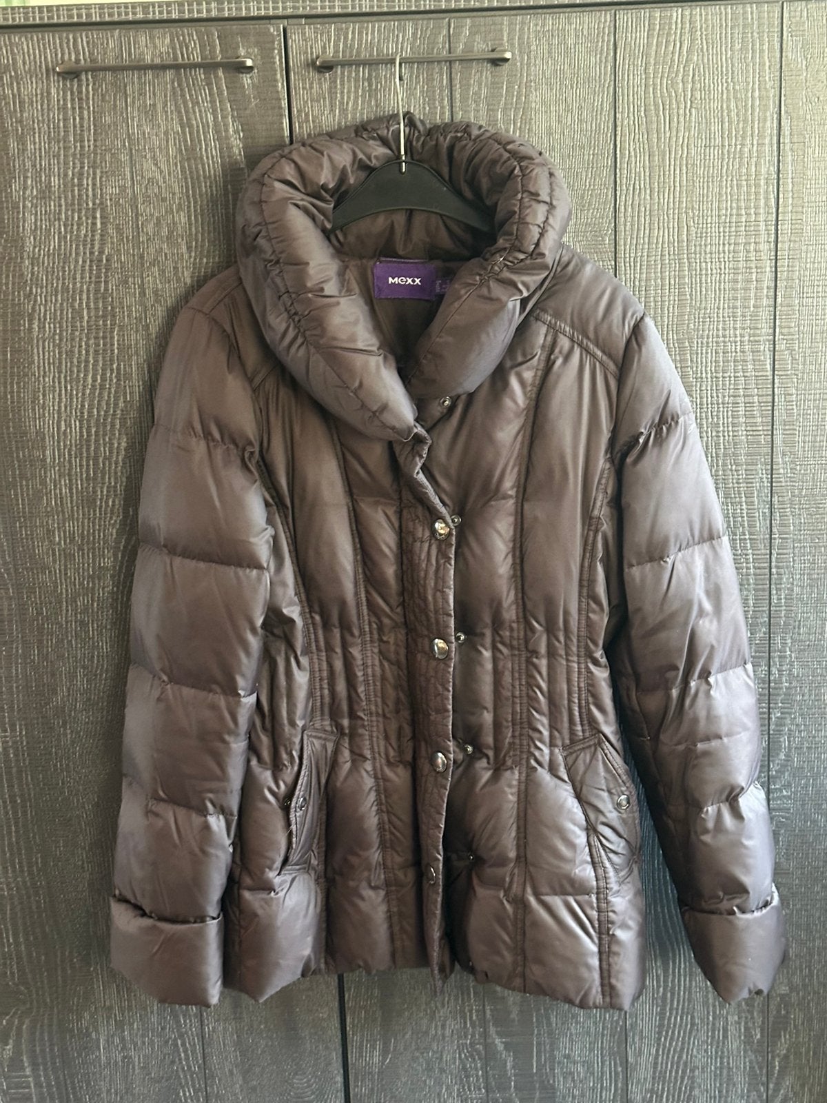 Mooie warme winterjas merk Mexx vulling dons., Kleding | Dames, Ophalen of Verzenden, Zo goed als nieuw, Maat 38/40 (M)