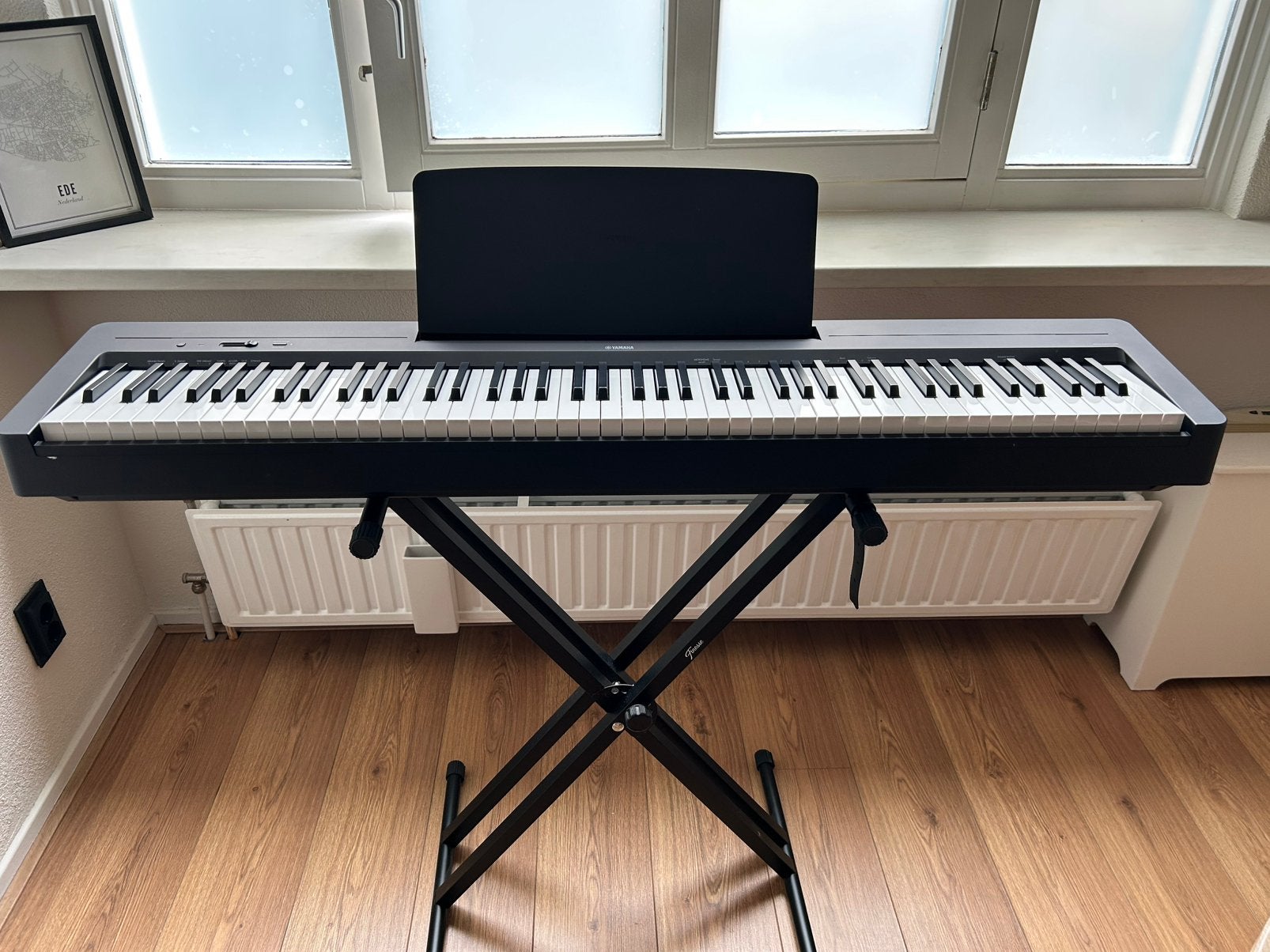 Yamaha P-145BT digitale piano 88 toetsen, Ophalen, Zwart, Digitaal, Zo goed als nieuw