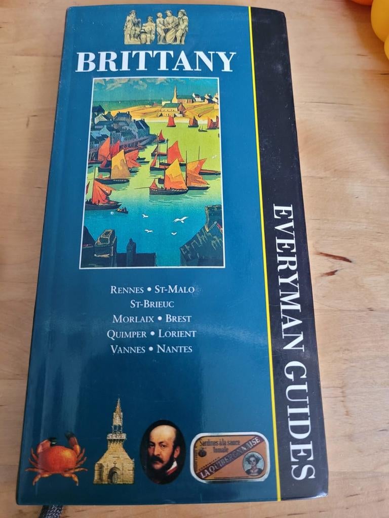 Brittany everyman guides rennes st malo brest quimper vannes, Ophalen of Verzenden