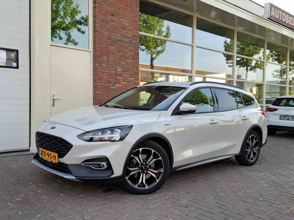 Ford FOCUS WAGON 1.0 114 KW 155 PK ECOBOOST HYBRID ACTIVE X, Gebruikt, Met garantie (alle), Wit, Stuurwielverwarming
