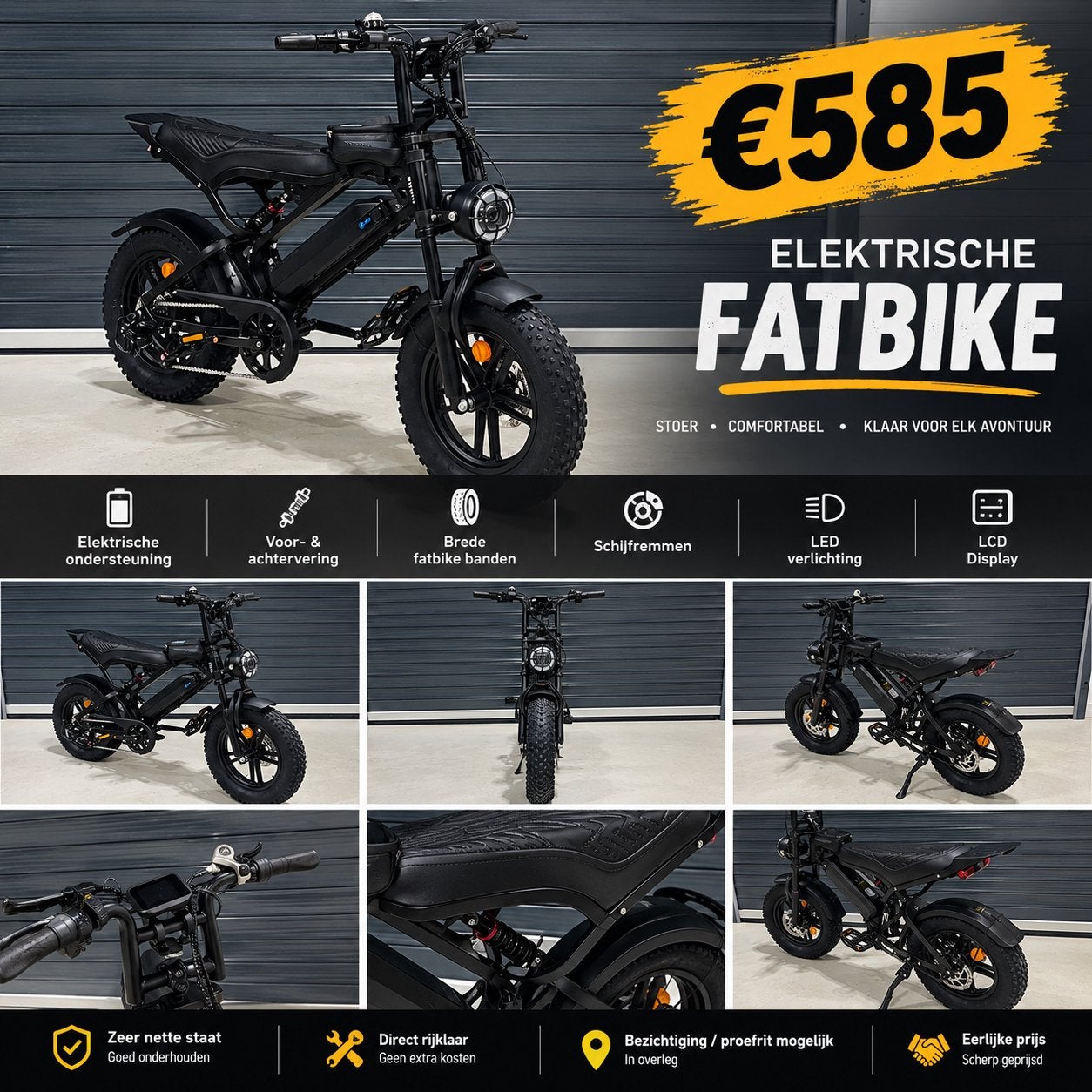 Fatbike mini, Ophalen
