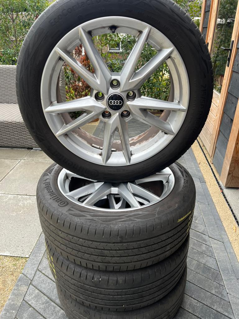 Audi 18 inch 81A601025F Orgineel 5X112, Auto-onderdelen, Banden en Velgen, Ophalen, Banden en Velgen, 17 inch, Personenwagen
