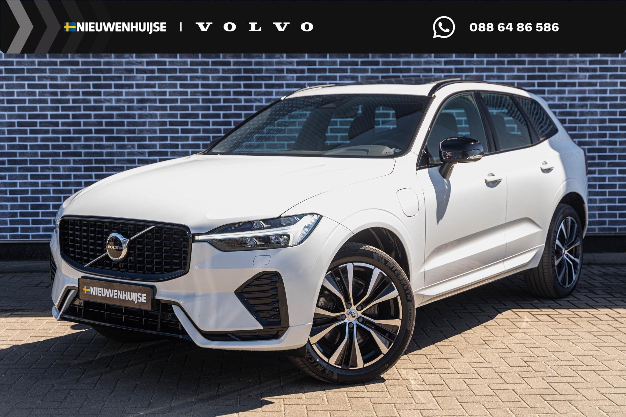 Volvo XC60 Plug-in Hybrid T6 AWD Plus Dark | Google | Long R, 12 maanden, Stof, Gebruikt, Euro 6