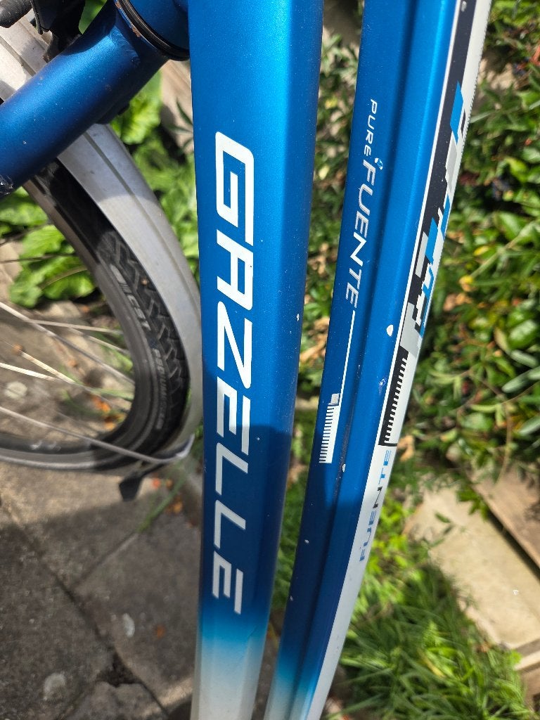 dames fiets Gazelle Fuente, Ophalen, Velgrem, (Extra) lage instap, Gazelle