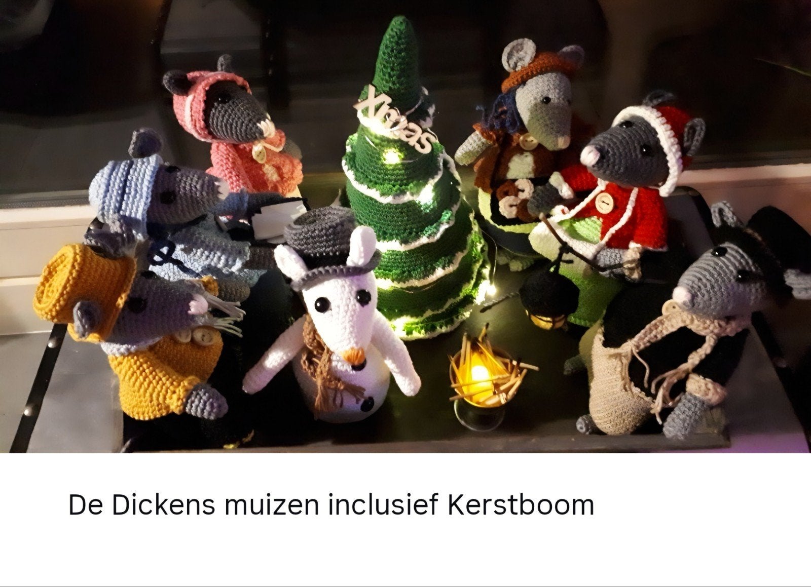 handgemaakte Dickens Kerstmuizen, Ophalen of Verzenden, Zo goed als nieuw