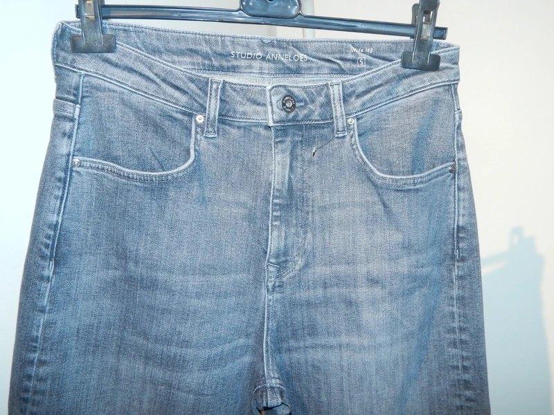 Studio Anneloes nieuwe broek wide leg donker kleur S/M, Verzenden, Nieuw, Maat 36 (S), Lang